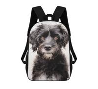 sinyumoney Unisex Portuguese Water Dog Backpack 3d Printed Travel Backpack Casual Laptop Backpack Lightweight SchoolBag for Men Women Boys Girls 17inch