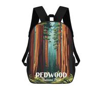 sinyumoney Unisex Redwood National Park Backpack 3d Printed Travel Backpack Casual Laptop Backpack Lightweight SchoolBag for Men Women Boys Girls 17inch