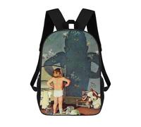 sinyumoney Unisex Shadow Backpack 3d Printed Travel Backpack Casual Laptop Backpack Lightweight SchoolBag for Men Women Boys Girls 17inch