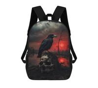 sinyumoney Unisex Silence of The Swamp Backpack 3d Printed Travel Backpack Casual Laptop Backpack Lightweight SchoolBag for Men Women Boys Girls 17inch