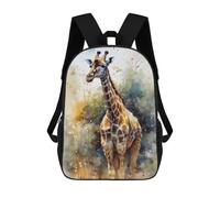 sinyumoney Unisex Singgle Giraffe Backpack 3D Printed Travel Rucksack Casual Laptop Rucksack Lightweight Schoolbag For Men Women Boys Girls 17inch