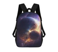sinyumoney Unisex Space Backpack 3D Printed Travel Rucksack Casual Laptop Rucksack Lightweight Schoolbag For Men Women Boys Girls 17inch