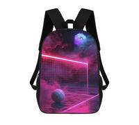 sinyumoney Unisex Sport Neon Backpack 3d Printed Travel Backpack Casual Laptop Backpack Lightweight SchoolBag for Men Women Boys Girls 17inch