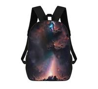 sinyumoney Unisex Stardust Backpack 3D Printed Travel Rucksack Casual Laptop Rucksack Lightweight Schoolbag For Men Women Boys Girls 17inch