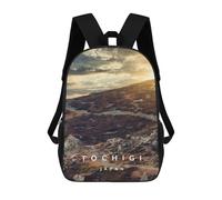 sinyumoney Unisex Sunset on Tochigi Area Backpack 3D Printed Travel Rucksack Casual Laptop Rucksack Lightweight Schoolbag For Men Women Boys Girls 17inch