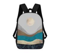 sinyumoney Unisex Textures Landscape 1 Backpack 3D Printed Travel Rucksack Casual Laptop Rucksack Lightweight Schoolbag For Men Women Boys Girls 17inch