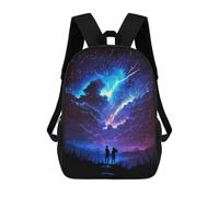 sinyumoney Unisex Thunder Couple Landscape Backpack 3d Printed Travel Backpack Casual Laptop Backpack Lightweight SchoolBag for Men Women Boys Girls 17inch