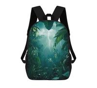 sinyumoney Unisex Tropical Storm Backpack 3d Printed Travel Backpack Casual Laptop Backpack Lightweight SchoolBag for Men Women Boys Girls 17inch