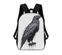 sinyumoney Unisex Vector Eagle Backpack 3d Printed Travel Backpack Casual Laptop Backpack Lightweight SchoolBag for Men Women Boys Girls 17inch