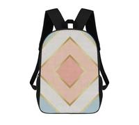 sinyumoney Unisex Watercolor And Gold III Backpack 3d Printed Travel Backpack Casual Laptop Backpack Lightweight SchoolBag for Men Women Boys Girls 17inch