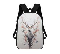 sinyumoney Unisex Whitetail Deer Backpack 3d Printed Travel Backpack Casual Laptop Backpack Lightweight SchoolBag for Men Women Boys Girls 17inch