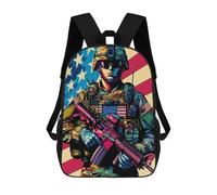 sinyumoney United States Armed Forces Backpack School Bag Large Water Resistant Laptop Backpack for Teenage Girls Boys Women Men 17inch