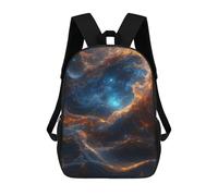 sinyumoney Universe Amidst The Cosmic School Bag 3D Printed Backpacks Fashion Kids School Backpack Boys Rucksacks for Boys Middle School Students 17inch