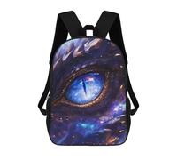 sinyumoney Universe Cosmic Dragon Eye School Bags Water Resistant Travel Backpack Computer Bag for Campus Outdoor Travel Sports 17inch