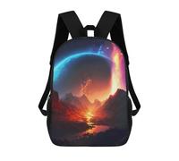 sinyumoney Universe Realm Landscape Backpack School Bag Water Resistant Computer Rucksack for Teenage Girls Boys Women Men 17inch