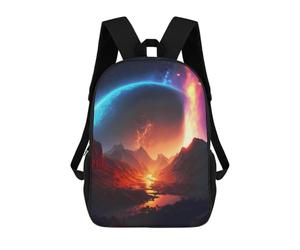 sinyumoney Universe Realm Landscape Backpack School Bag Water Resistant Computer Rucksack for Teenage Girls Boys Women Men 17inch