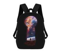 sinyumoney Unlocking Cosmic Doors Backpack School Water Resistant Computer Rucksack for Boys/Girls/Teenagers 17inch