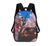 sinyumoney Urban Dino Rider Anime Backpack School Bag Computer Rucksack for School/Work/Travel for Camping Outdoor Adventures And Daily Travel 17inch