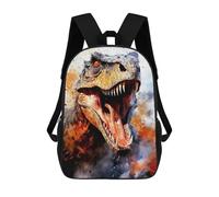 sinyumoney Utahraptor Dinosaur School Bags Water Resistant Travel Backpack Computer Bag for School/Work/Travel 17inch