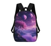 sinyumoney Valley Of Galaxy Landscape Backpack School Bag School Secondary High School College Backpack Travel for Boys/Girls/Teenagers 17inch