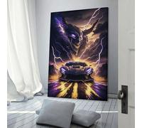 sinyumoney Venom Car Speed & Power Wall Canvas Art for Bedroom Home Office Kitchen Gallery Corridor Bathroom Wall Decor Ready To Hang Artwork 12x18inch(30x45cm)