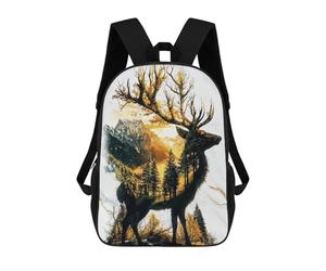 sinyumoney Verdant Monarch of The Golden Grove School Backpack Large Water Resistant Laptop Backpack for Girls Boys Teenage 17inch