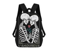 sinyumoney VI The Lovers Backpacks Children's Backpacks School Bag 3D Printed Children's School Backpack Fashion Travel Backpacks for Kids Elementary Middle School 17inch