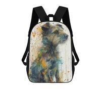 sinyumoney Vibrant Canine Muse School Bags Water Resistant Travel Backpack Computer Bag for Campus Outdoor Travel Sports 17inch