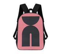 sinyumoney Vibrant Shapes 04 School Backpack Water Resistant Travel Backpack Computer Bag - Perfect for Travel, Work And Daily Use 17inch