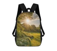 sinyumoney Vibrant Summer Meadow Backpack 3D Printed School Bag For Boys High Capacity Travel Backpacks Book Bags Boys School Bag Mochila 17inch