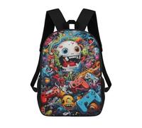 sinyumoney Video Game Odyssey -8 Backpack School Secondary Causal Travel High School Bags for Men/Women 17inch