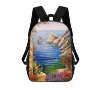 sinyumoney View of The Rocks Backpack School Bag Lightweight Airport College Students Back Pack for Men, Women & Teenage Boys 17inch