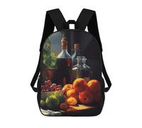 sinyumoney Vintage Kitchen Vibes Rucksack Water Resistant School Bag Business Backpack for Men, Women & Teenage Boys 17inch