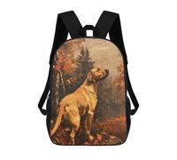 sinyumoney Vintage Labrador Retriever School Bags Water Resistant Travel Backpack Computer Bag for Campus Outdoor Travel Sports 17inch