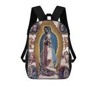 sinyumoney Virgin of Guadalupe 1700 Backpack School Fashion Stationery Backpack Waterproof Casual Daypacks for Boys/Girls/Teenagers 17inch