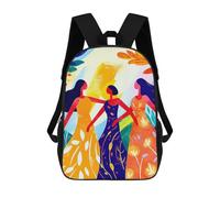 sinyumoney Vivid Fauvist Vision of The Three Graces Backpack School Water Resistant Computer Rucksack for Men/Women 17inch