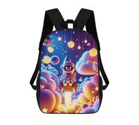 sinyumoney VIVID SPACE Backpack School Bag School Secondary High School College Backpack Travel for Boys/Girls/Teenagers 17inch