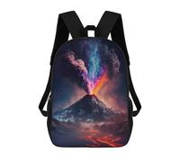 sinyumoney Volcanic Eruption in Space -1 Backpack School Bag Lightweight Schoolbag Dayback Bookbag College for Men/Women 17inch