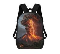 sinyumoney Volcano Eruption with Lightning Strikes-4 Rucksack Rucksack Casual Daypacks School Work Travel Bag for Men, Women & Teenage Boys 17inch