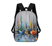 sinyumoney Waiting for Sailing Ronaldo Backpack, Children's Backpack, Student School Bag, Book Bag, 3D Printed School Bag For Boys And Girls, 17inch