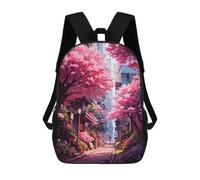 sinyumoney Walking in Solitude Rucksack School Secondary High School College Backpack Travel for Camping Outdoor Adventures And Daily Travel 17inch