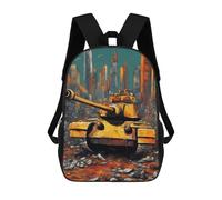 sinyumoney War Tank Backpack School Bag Water Resistant School Bag Business Backpack - Perfect for Travel, Work And Daily Use 17inch