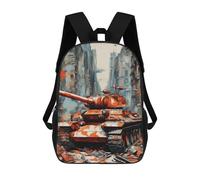 sinyumoney War Tank School Bags Water Resistant Travel Backpack Computer Bag for Campus Outdoor Travel Sports 17inch