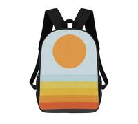 sinyumoney Watercolor Landscape 09 Backpack School Bag Backpack For Girls Boys Backpacks Large Capacity Kids Backpack Lightweight School Bags For Kids Students 17inch