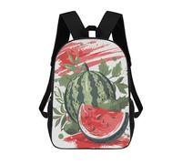 sinyumoney Watermelon Illustration Backpack School Bag Water Resistant Travel Backpack Computer Bag for Girls Boys Teenage 17inch
