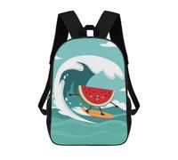 sinyumoney Watermelon Surfing Rucksack Rucksack Casual Daypacks School Work Travel Bag- Perfect for Travel, Work And Daily Use 17inch