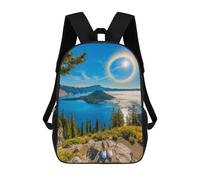 sinyumoney Wedding Shoes on Crater Lake Backpack School Lightweight Airport College Students Back Pack for Girl, Teen Girls 17inch