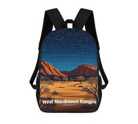 sinyumoney West MacDonnell Ranges, Australia School Backpack Water Resistant Travel Backpack Computer Bag for School/Work/Travel 17inch