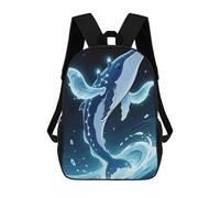 sinyumoney Whale Constellations Lighthouses Backpack School Bag Water Resistant School Bag Business Backpack for Girls Boys Teenage 17inch