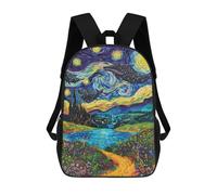 sinyumoney Whale Dreams Fantasy Art-1 Backpack School Bag Lightweight Casual Daypack School Backpacks for School/Work/Travel 17inch